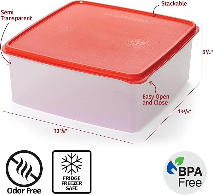 Plastic Storage Containers with Lids - 11L Storage Bins with Lids – Airtight Plastic Storage Bins for Food Storage, Pet Food, Rice– Stackable Clear Organizing Bins for Toy Storage, Garage, Pantry