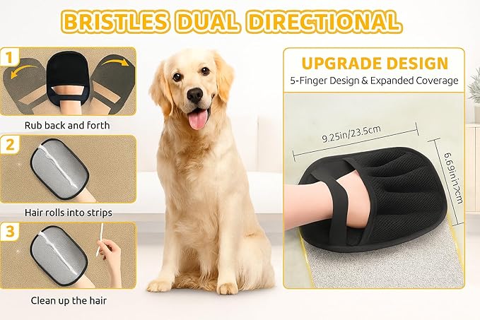 Deluxe 16-Piece Pet Grooming Kit with Carry Bag -Kit for Dogs & Cats – Quiet Clippers, Nail Grinder & Brushes