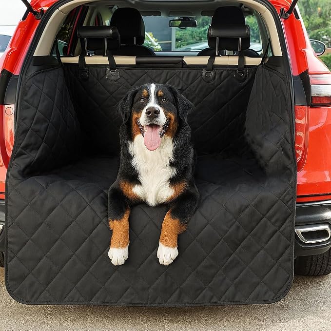 Cargo Liner for Dog for Caddy V 2020 | Durable waterproof; anti-slip scratch resistant; pet trunk cover; pet travel accessories; suv trunk protector