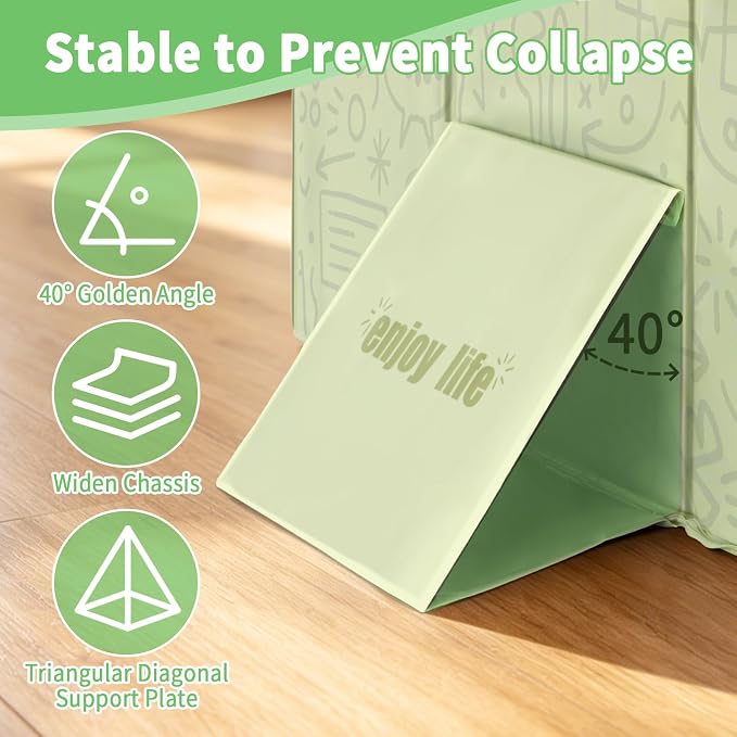 YUEPET Foldable Dog Bathtub for Small-Medium Dogs, Portable Dog Tub, Green | Pet Bathtub and Dog Bath Tub, Drain Plug, Non-Slip PVC Bottom, Folds Flat for Storage, Puppy Pool Use, Small and Medium Dogs