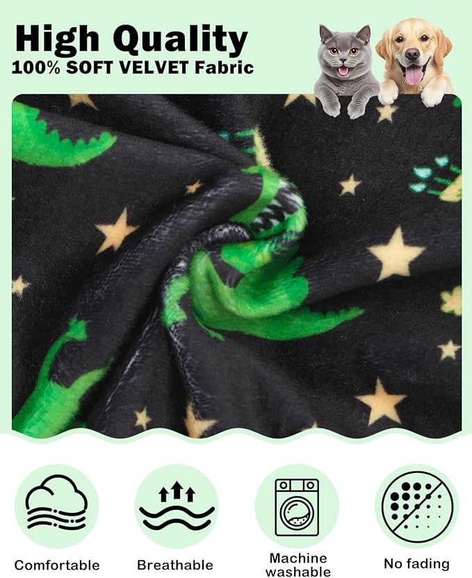 CuteBone Dinosaur Costume Dog Shirt, Stretchy Velvet T-Shirt Clothes for Small Dogs, Soft & Breathable Pet Tee Outfit Cat Apparel for Daily Wear, Cozy Pullover Design Puppy Fashion COSBX08S