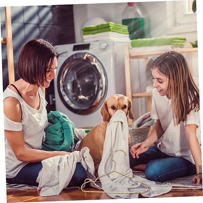3pcs Iron Pet Clothes Hangers Lightweight Dog Garment Storage Organizers for Convenient Pet Apparel Drying and Organization for Home Supplies