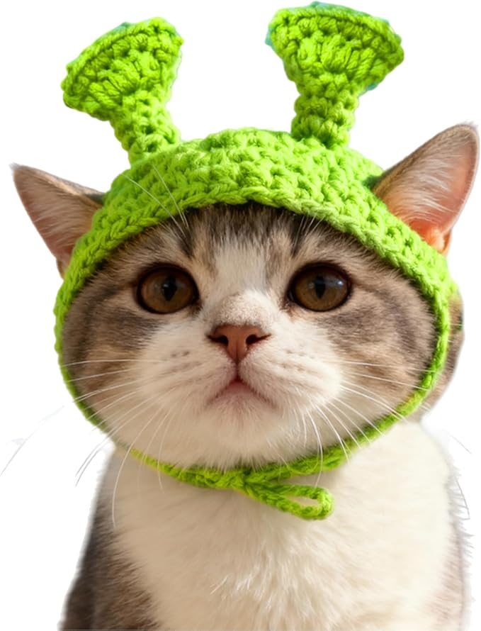 Cute Cat Hat Costume Suitable for 5 to16 lbs - cat Hats for Cats only Head Circumference 11" or Less Kitten hat pet Photography Outfits