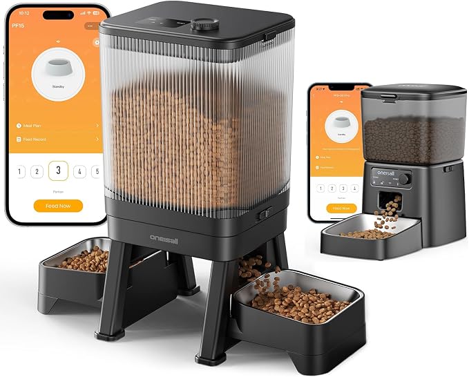 oneisall 7L 5G Feeder & 3.5l 2.4G Cat Feeder