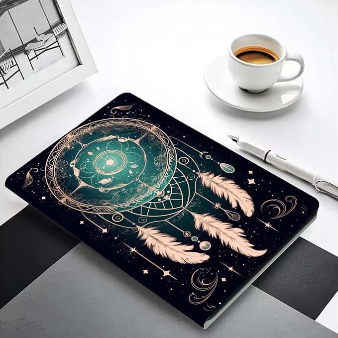 for Samsung Galaxy Tab A7 10.4" 2020 Tablet Case,Premium Leather Folio Stand Auto Wake/Sleep,Multiple Viewing Stand,Dream Catcher
