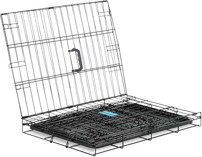 Carlson Pet Products SECURE AND FOLDABLE Single Door Metal Dog Crate, Small, 24.0"L x 18.0"W x 19.0"H