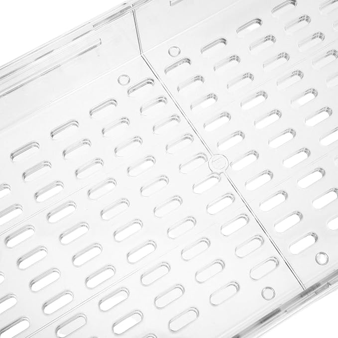 Expandable Rectangular Bathtub Caddy Tray Pet Retractable Storage | Drainage Shelf for Shower and Travel, Lightweight Multifunctional Organizer, Women Home Birthday Mom Accessory