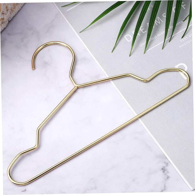 ORFOFE 10pcs Mini Metal Hangers for Pet Apparel Sturdy Hangers for Cats and Dogs Space-Saving Clothing Drying Rack Durable Non-Slip Design for Pet Shop Supplies
