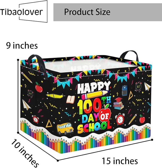 Rectangular Baby Kids Storage Basket for Home Kitchen Girls Cute Toy Storage Bin Organizer Shelf Book Room Decor(Celebration)