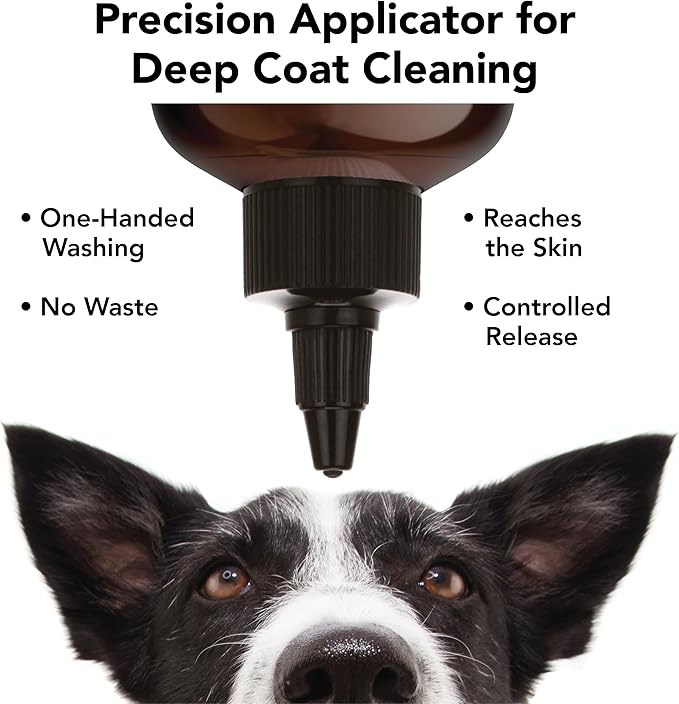 Pride and Groom The Shedder | Dog Deshedding Shampoo | All Natural Body Wash with Essential Oils & Ingredients that Reduce Pet Shedding & Fur Dander for Curly and Wavy Coats – 16oz