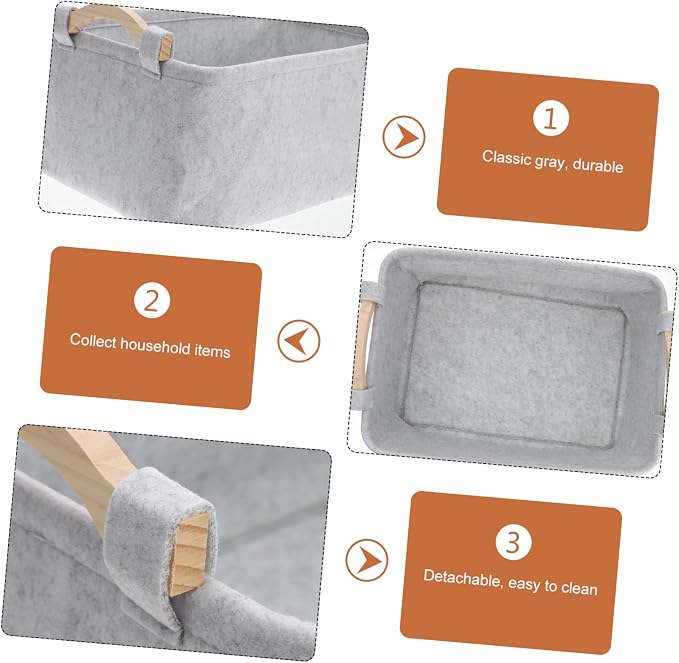 Sundries Bin Cat Basket Fabric Storage Rattan Storage Box Pet Toys Case Multi-use Organizer