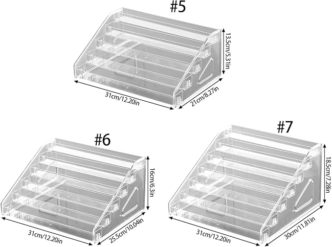 Clear Closure Card Stand Desktop Organizers Portable Document Display Rack for Workplace Study Room PET Card Shelf
