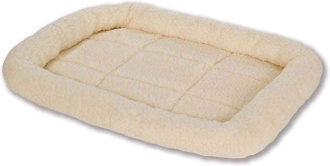Pet Lodge® Fleece Pet Bed | Crate Pad | Machine Washable Dog Bed | Easily Storable