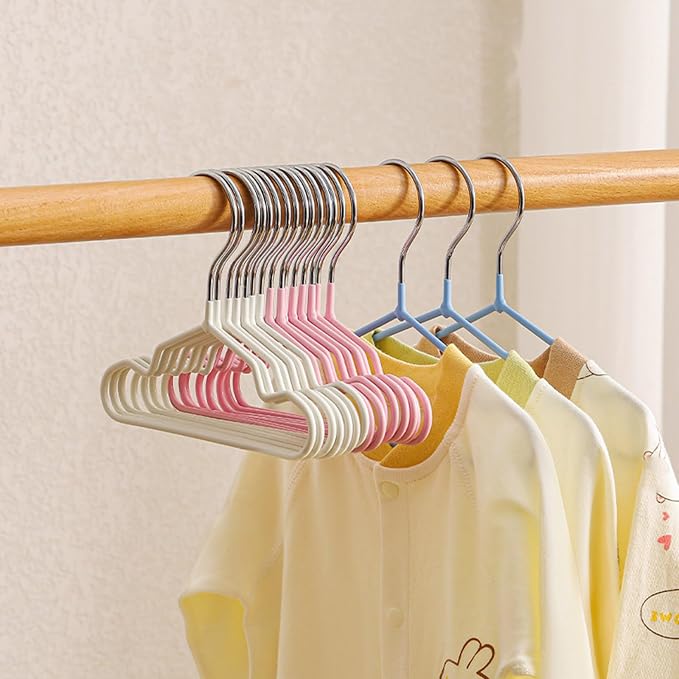 10 Pack Pet Clothing Hanger PVC Coating 15/20/25CM Display Hangers Rack Pet Supplies Garment Storage Rack