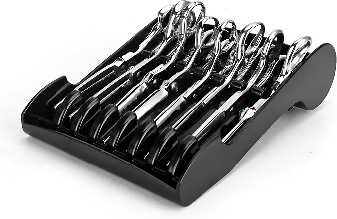 Salon Scissors Holder Rack,Salon Scissors Holder Racks Barber,Shears Stand Organizer Storage Tray,Hair Salon Shear Holder Scissors Storage Tray Available, for Scissors (8 x 5.1 x 2.2)