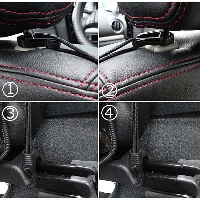 Jcsportline Car Mesh Organizer, Pet Barrier Safety Net Dog Barrier-Universal fits Cars, Jeeps, Trucks, Suvs, Vehicles, Dogs, Pets, Seatback, Front Seat, Heavy Duty and Portable, 9.4" W x 11.6"H(1PC)