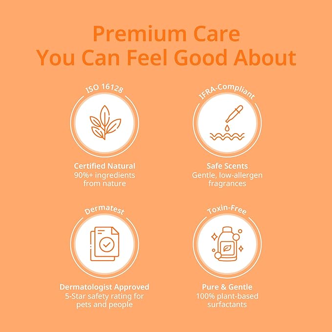 Daily Low-Irritation ODAC Derma Serene pet Shampoo, Korean Pet Skincare, Gentle Daily Cleanse with Winter Cherry Root & Korean Patchouli, Rich Lather, for Dogs & Cats, 10.14 fl oz