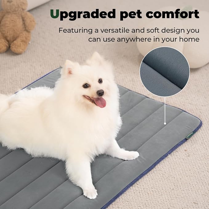 BALANCE Dog Crate Pad, Dog Foam Crate Mat Kennel Pad, Washable Water-Resistant Pet Bed Flat Dogs Cage Mat for X-Large Dogs