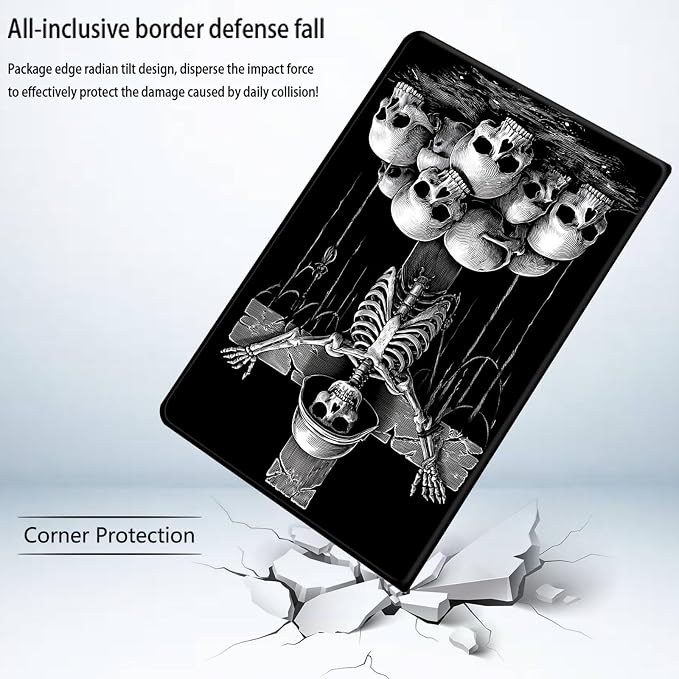 Bxgolkgd Tablet Case for Samsung Galaxy Tab S5e 10.5 Inch 2019,Shockproof Stand Cover with Heat Dissipation,Auto Wake/Sleep Function,Skeleton Cross