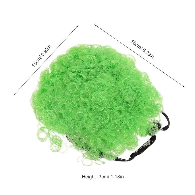 Mikinona 4pcs Pet Wig for Halloween Costume and Themed Photoshoots Soft Cosplay Wig for Dogs and Cats Adjustable Straps Snug Fit High Temperature Wire Material Faux Accessories Included