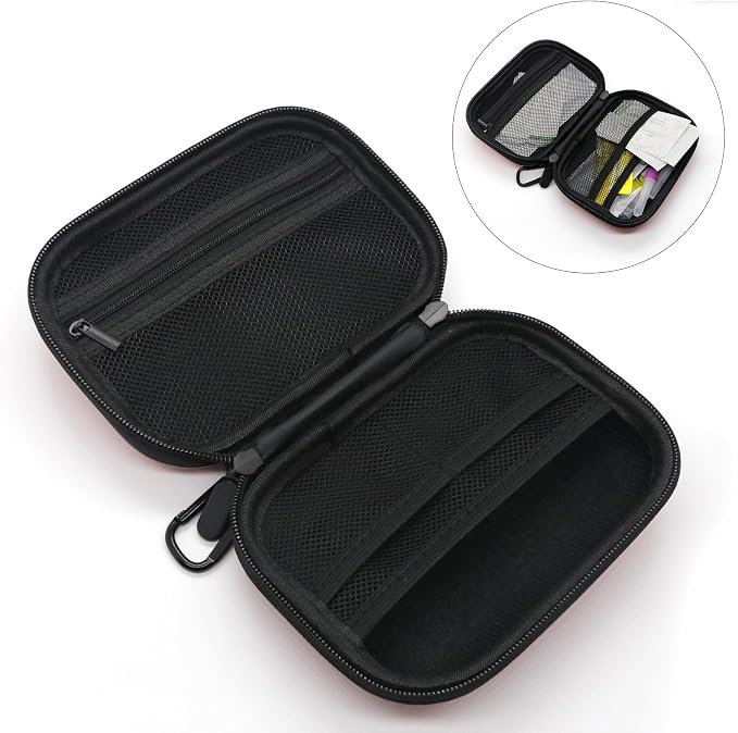 Faylapa Home Car Empty First Aid Bag, 6.2x4.7x1.9 inches Camping Waterproof Case for Travel, Boat, Office, Sports, Hiking, Outdoor (Bag Only)