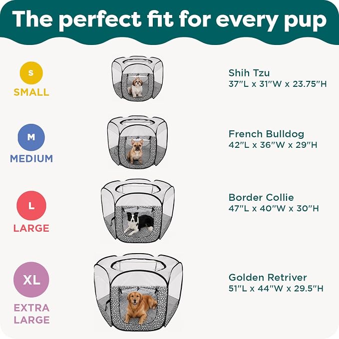 FurHaven Soft-Sided Dog & Cat Playpen, Portable Foldable Indoor & Outdoor Pet Playpen with Mesh Windows & Zippered Door, Sailor Blue, Extra Large