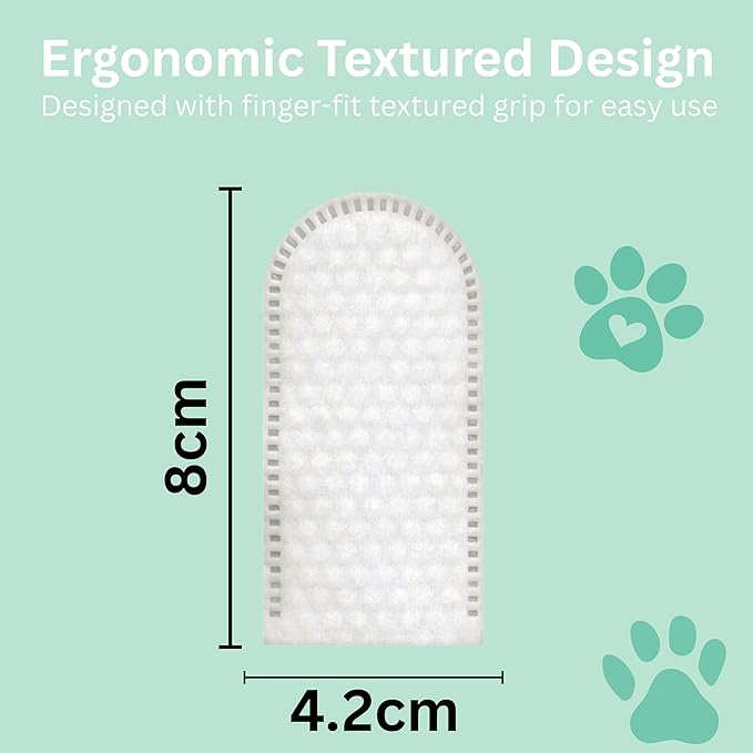 Dog Ear Cleaner – Dog Ear Wipes 100 Count – Ear Wipes for Dogs & Cats – Cat Ear Cleaner Finger Wipes – Pet Ear Wipes to Remove Wax & Relieve Itching – Coconut Scent