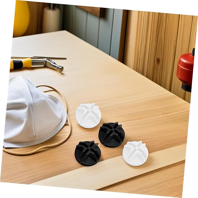 KESYOO 30 Plastic Connectors for Pet Cages Fixed Buckles for Fences Union Parts in Black and White 30 Pieces DIY Accessories for Parks and Organizers
