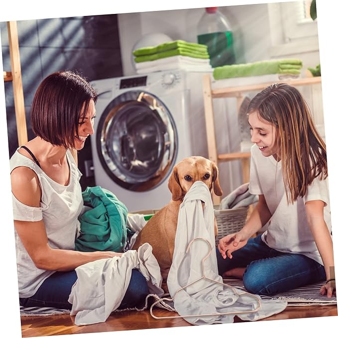 3pcs Pet Clothing Hangers Apparel Organizers for Neat Storage for Hanging Pet Clothes Thick Finish