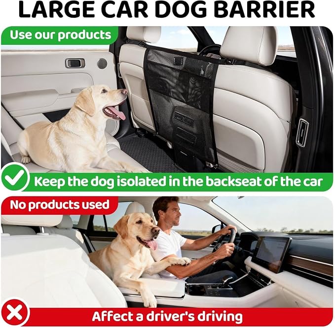 Mesh Dog Car Barrier for Dodge Charger Daytona 2024-2026