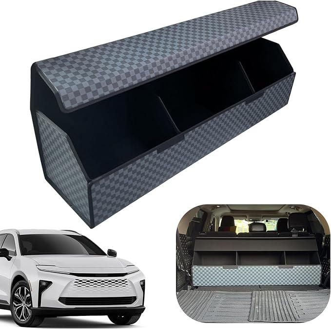 Car Trunk Organizer for For Toyota Crown Signia - Custom Fit,Large Space Outdoor Trunk Organizer with Leather,Hook and Loop Fastener,4-Layer Cover,For Toyota Crown Signia 2025