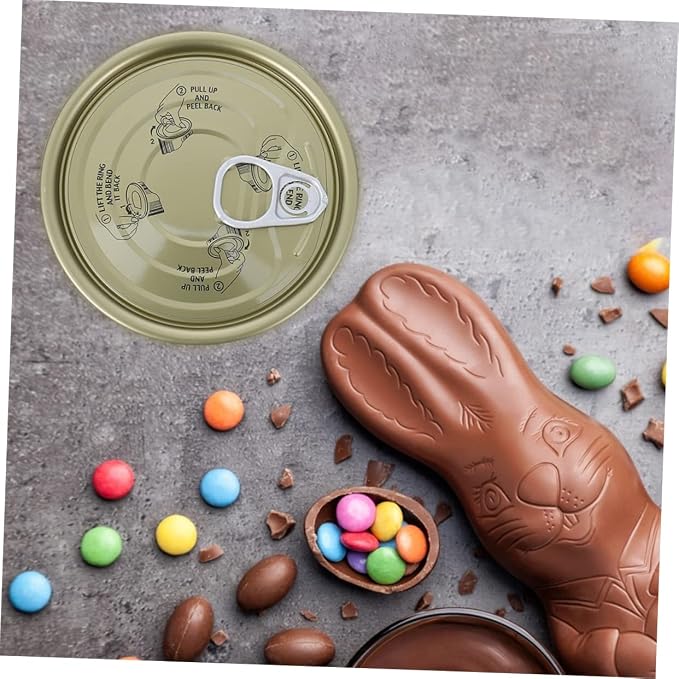 12Pcs Food Grade Tinplate Self Seal Storage Tins for Cookies Cakes and Pet Food Durable and Lightweight Holiday Favor Containers for Parties and Decoration