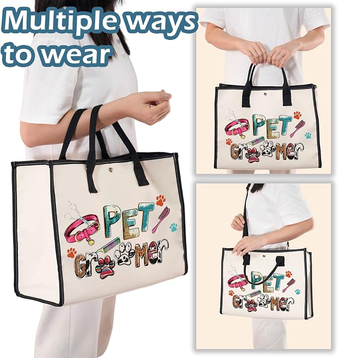XYANFA Dog Groomer Tote Bag - Dog & Pet Grooming Kit - Salon Gift