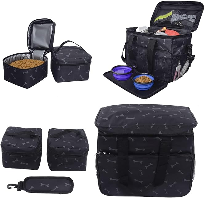 Travel for Dogs, Lightweight and Durable with Multifunction Pockets, for Travel Hiking and Outdoor Activities, Oxford Cloth Material, Approx 38.5x21x33cm
