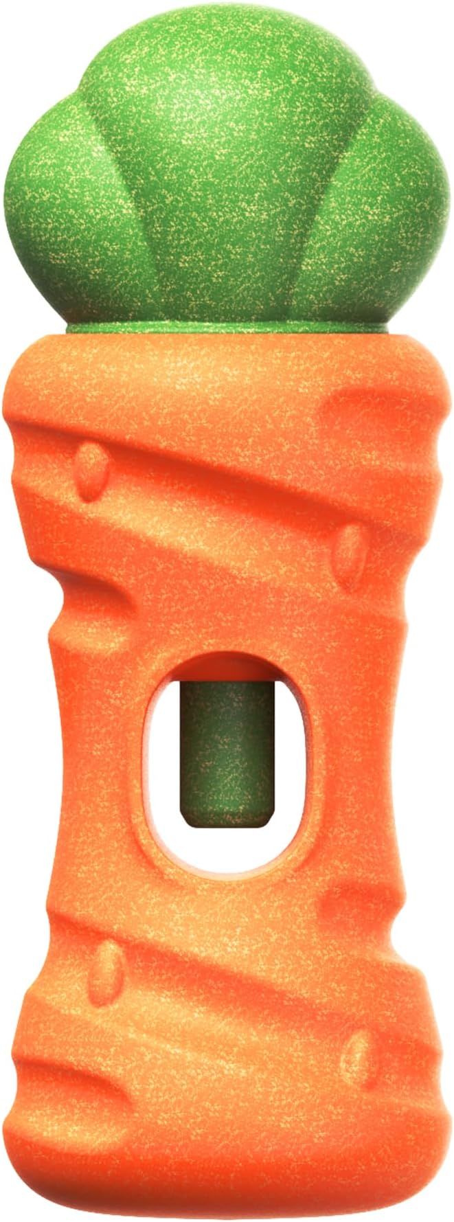 Bully Stick Holder for Dogs,Yak Treat Chew Holder, Prevent Choking Safety Device for Pups Small Medium Large Dogs - (Carrot Style-7in)