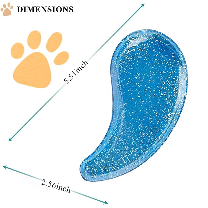 Small Dog Brush, Soft Pet Grooming Brush for Shih Tzus, Yorkies, Maltipoos, Maltese, Puppy Massaging Hair Brush, Cat Brush, for Small Animals Rabbits of All Hair Types (Starry Sky Blue)