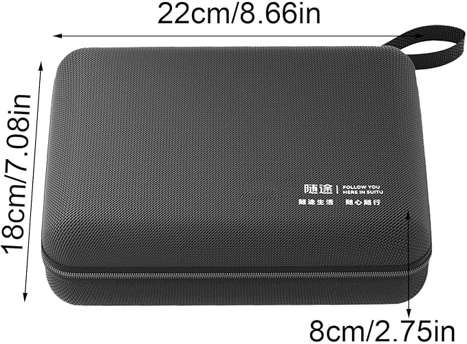 Genérico Carrying Case for – Automatic Vacuum Cleaner | Portable Tools, Organizer, Pet Hair Stand Travel Storage | Multipurpose Outdoor Indoor Utility