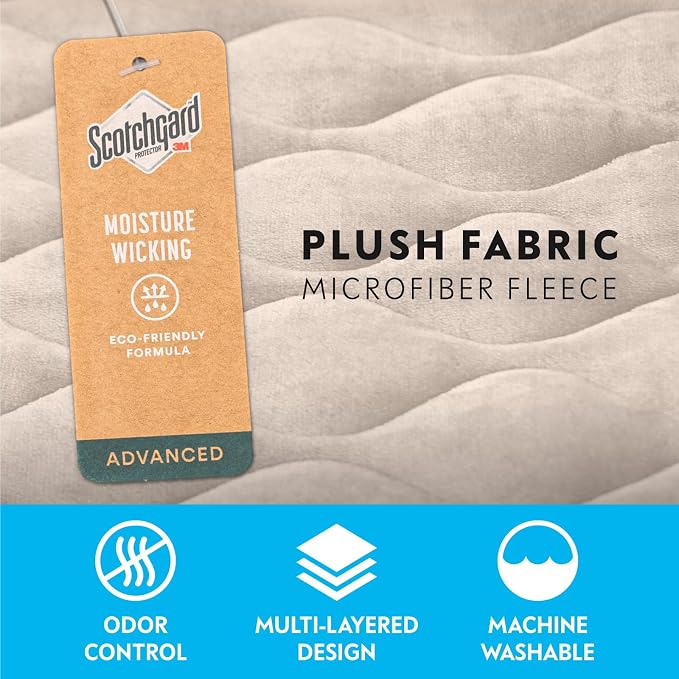 Paw Inspired Washable Padded Crate Mats for Dogs, Beige, 29x18 Inch | Fits 30-inch Kennels, Leakproof, Waterproof Bottom, Plush Dog Pad, Pet Bed