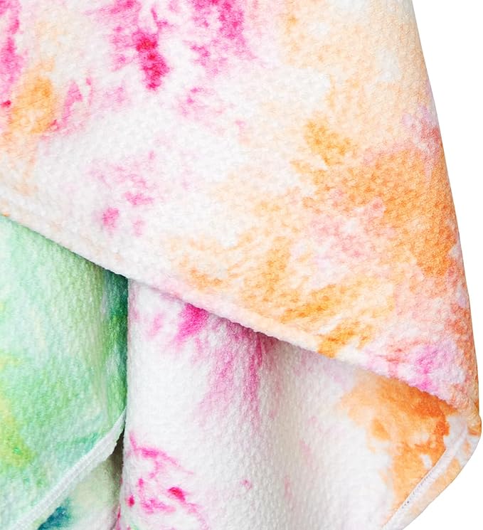 Dock & Bay Pet Towel - Super Absorbent & Quick Drying Dog Towels with Bag - 100% Recycled - Sunset Splash, Large (120x70cm, 47x27)