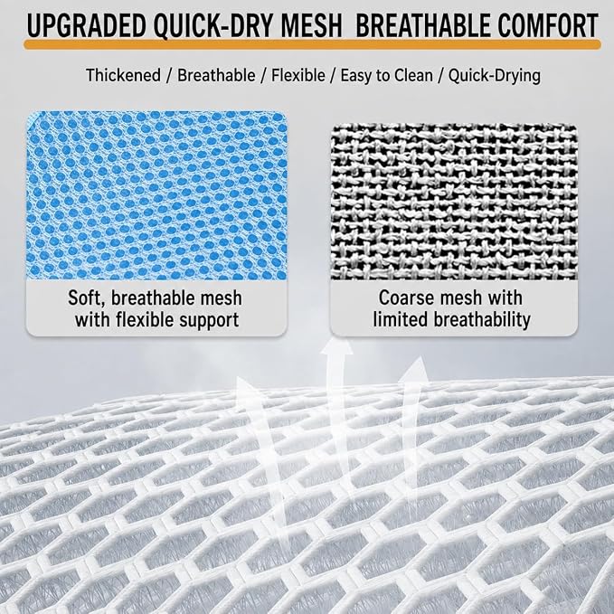 2-in-1 Foldable Pet Grooming Bed, Pet Shower Hammock (Black) | Structure with Stable Stainless Steel Frame & Quick-Dry Mesh Foldable Suitable for Pet Washing Maintenance Travel Grooming