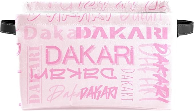 Personalized Storage Bins with Name Custom Kids Storage Basket Cubes Organizer with Handles for Organizing Boys and Girls Toys Shelf Closet Nursery Baskets Boxes, 1 Pack