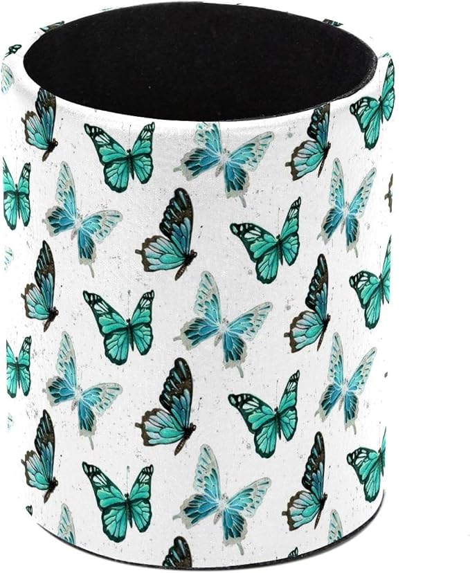 Butterfly Retro Pen Holder Cup for Desk, Pencil Cup Holder for Desk Office Pen Organizer