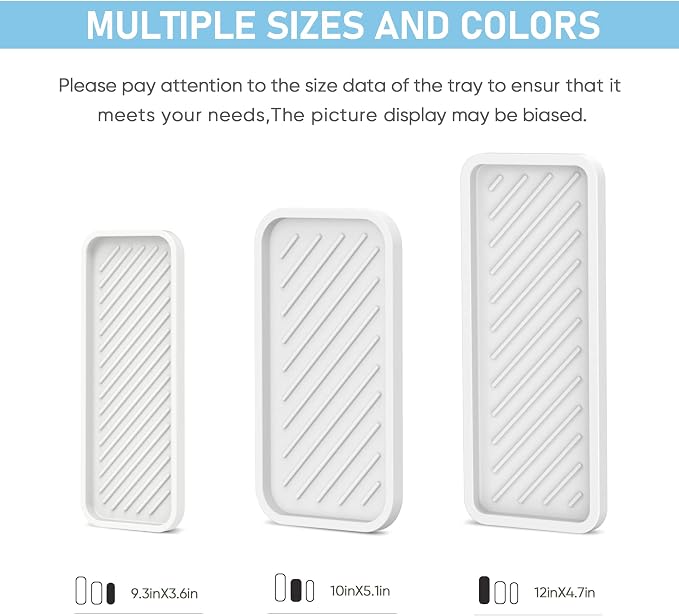Silicone Sponge Holder-Large Thick Durable 10" Sink Organizer Tray-Kitchen
