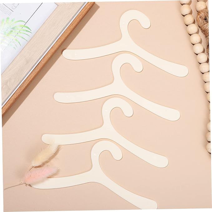 40Pcs Pet Clothes Hangers Lightweight Hanging Racks for Small Dogs and Cats Apparel Organizers for Neat Storage and Easy Access