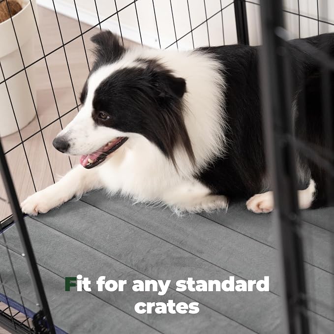 BALANCE Dog Crate Pad, Dog Foam Crate Mat Kennel Pad, Washable Water-Resistant Pet Bed Flat Dogs Cage Mat for XX-Large Dogs