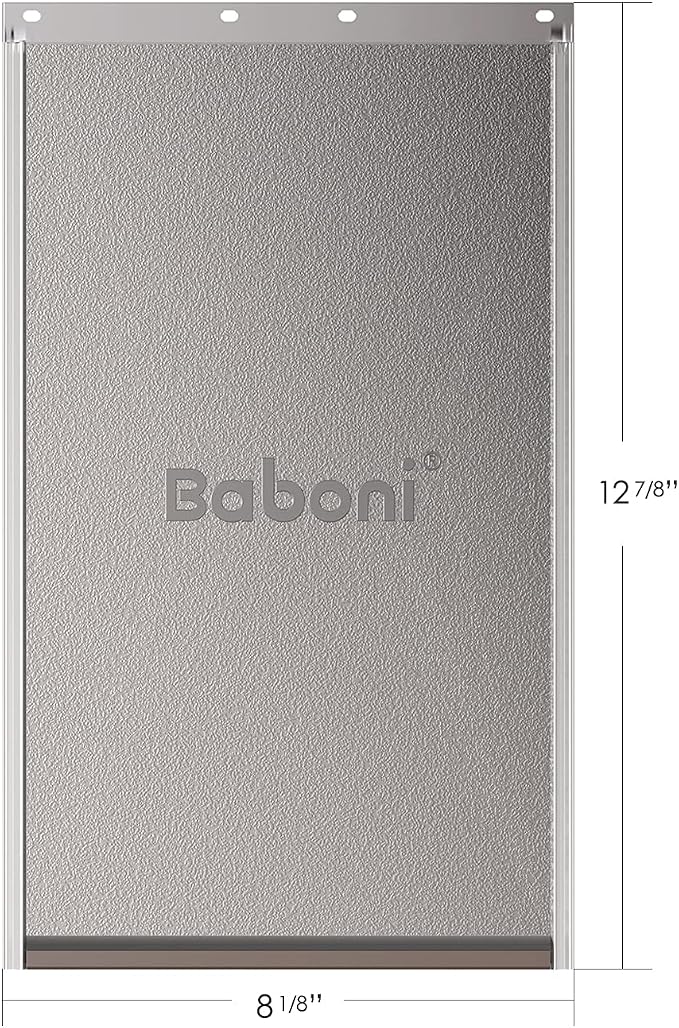 Baboni Replacement Flap for Dog and Cat Doors Including Screws, Medium(8 1/8 in x 12 7/8 in)