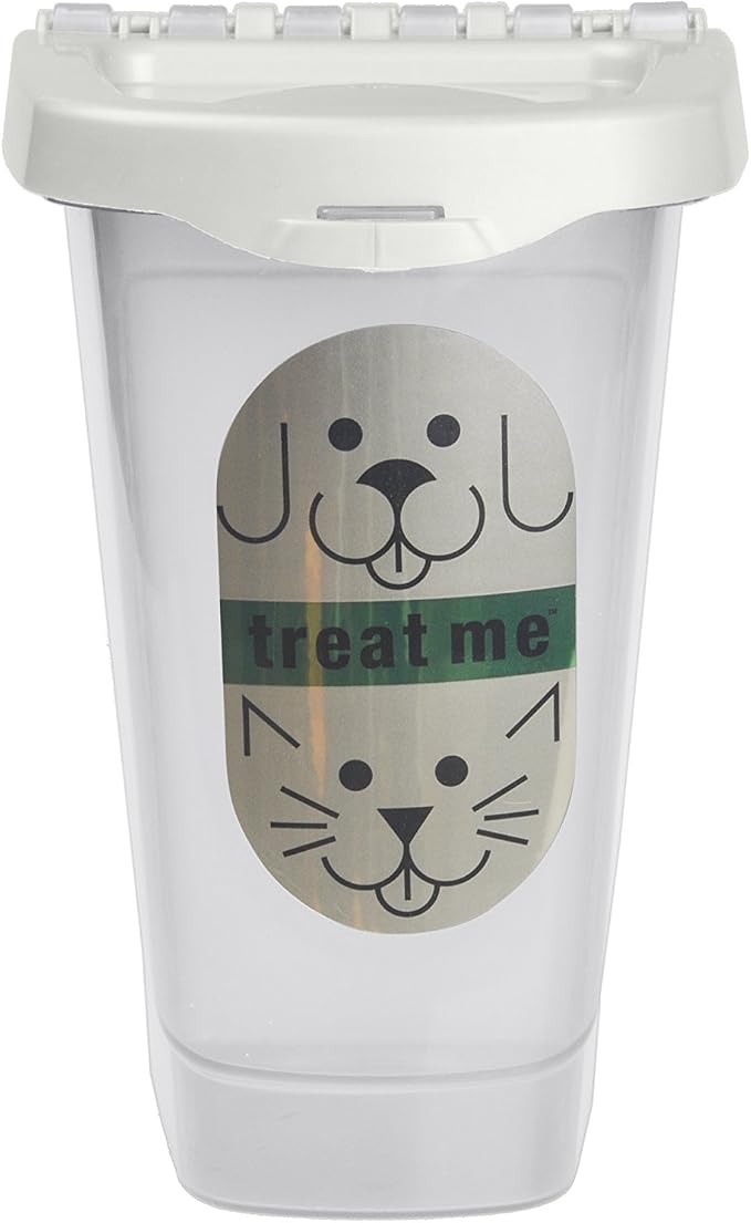 Van Ness Pets Airtight Dog Treat Container And Cat Food Storage, 2 Pound Capacity