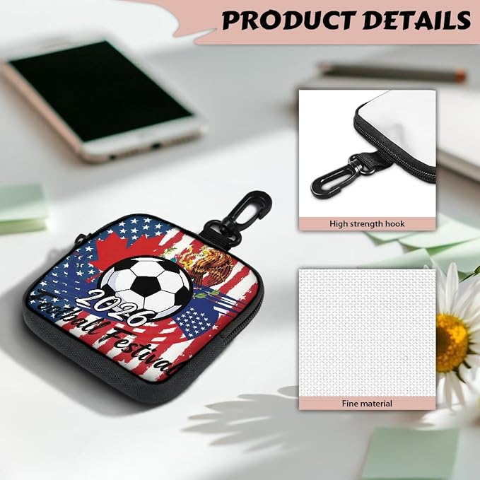 Dog Treat Pouch Dog Training Reward Pouch with Carabiner Waterproof Small Dogs Treat Bag for Leash 2026 Football Festival