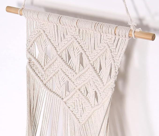 Stuffed Animal Hammock Wall Hanging Net for Stuffed Animal Storage Plush Toy Holder Macrame Toy Display for Boho Kidroom Decor Nursery Organizer (Cream)