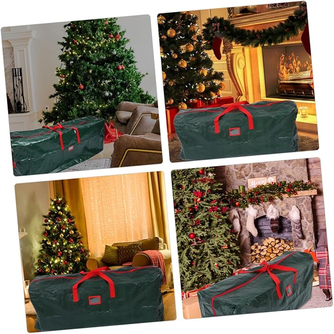 BESPORTBLE Large Christmas Tree Storage Bag Organizer Handles Heavy Duty Household Storage for Holiday Trees and Decorations